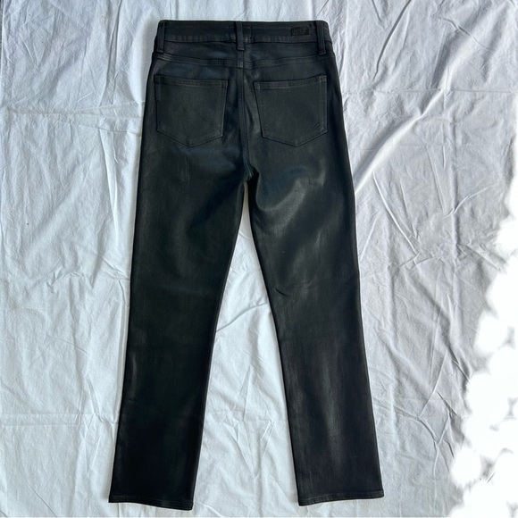 Paige Cindy Ultra High Rise Straight Ankle Coated Jean - Picture 7 of 10